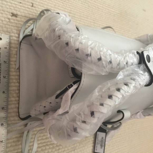 Joy Gryson Belted Strap Whipstitch Cloud Nyla Satchel Bag - Picture 6 of 8